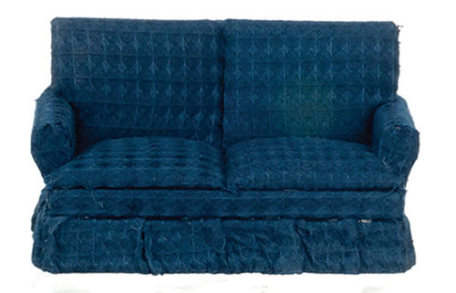 AZT6667 - Traditional Loveseat, Blue