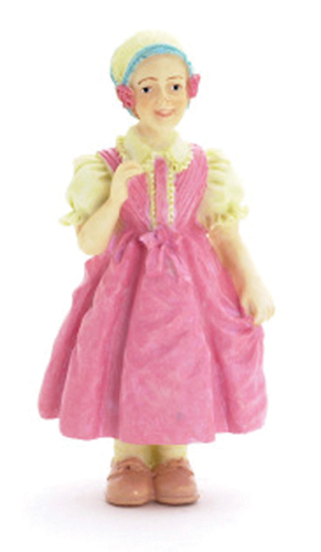 AZT8231 - Abegail/Girl/Pink Dress Figure