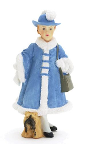 AZT8232 - Discontinued: Victoria/Girl With Bag &amp; Dog Figure