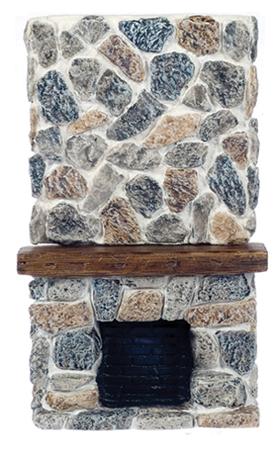 AZYM0223 - Ceiling Stone Fireplace