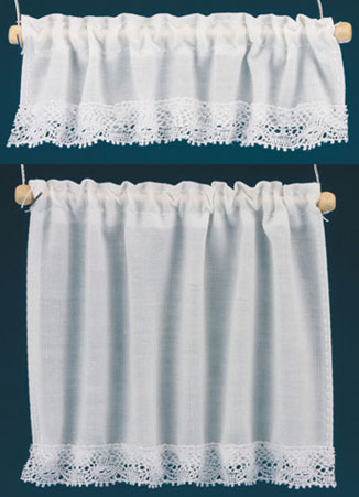 BB50402 - Curtains: Cottage Set, White