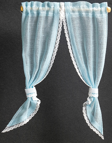 BB52113 - Demi Curtains: Tie Back, Blue