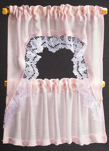 BB52405 - Curtains: Ruffled Cape Set, Light Pink