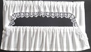 BB52412 - Curtains: Picture Window Cape, White