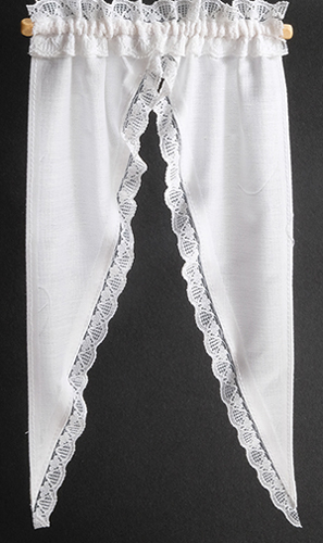 BB53002 - Curtains: Tiffany Ruffle, White
