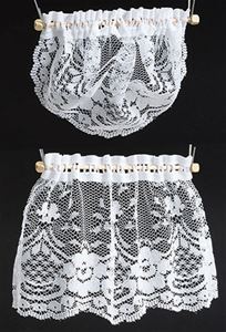 BB53702 - Curtains: Country Crochet Lace, White