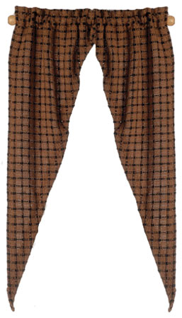 BB70037 - Curtain: Country Tiffany, Chestnut Fabric