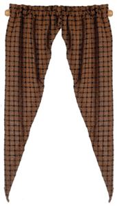 BB70037 - Curtain: Country Tiffany, Chestnut Fabric