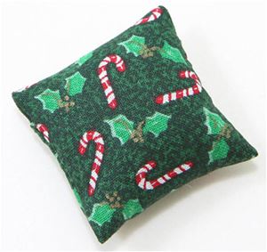BB80008 - Discontinued: Pillow, Green Candy Cane Pattern