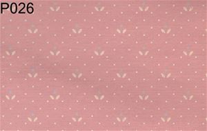BH026 - Prepasted Wallpaper, 3 Pieces: Print On Rose