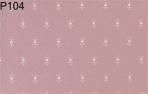BH104 - Prepasted Wallpaper, 3 Pieces: Print On Rose