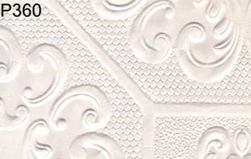 BH360 - Prepasted Wallpaper, 3 Pieces: Embossed Ceiling-Fresco
