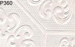 BH360 - Prepasted Wallpaper, 3 Pieces: Embossed Ceiling-Fresco