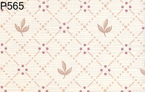 BH565 - Prepasted Wallpaper, 3 Pieces: Beige Geom with Tan