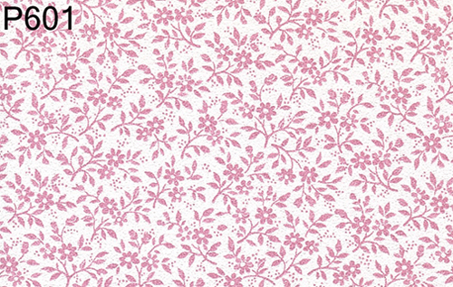 BH601 - Prepasted Wallpaper, 3 Pieces: Tiny Rose Flowers