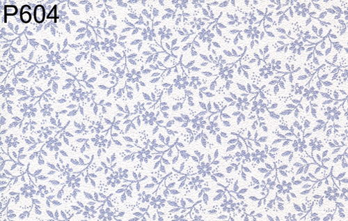 BH604 - Prepasted Wallpaper, 3 Pieces: Tiny Periwinkle Flowers