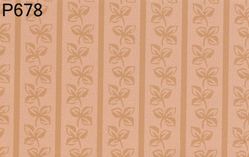 BH678 - Prepasted Wallpaper, 3 Pieces: Mustard Ivy Stripes
