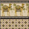 BP1AN103 - Wallpaper, 6pc: Camel Caravan