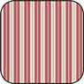 BPCFR06 - Cotton Fabric: Toile Stripe Red