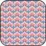 BPCFR12 - Cotton Fabric: Bargello Blueberry