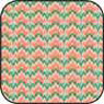 BPCFR13 - Cotton Fabric: Bargello Peach