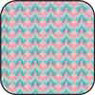 BPCFR14 - Cotton Fabric: Bargello Raspberry