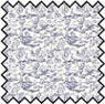 BPFFR21 - Silk Fabric: 1/2 In Campagne Blue