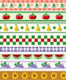 BPQBR300 - 1/4In Scale Wallpaper, 6pc: Kitchen Border