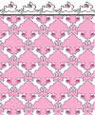 BPQCT101 - 1/4In Scale Wallpaper, 6pc: Rabbits