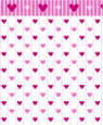 BPQCT106 - 1/4In Scale Wallpaper, 6pc: Sweethearts