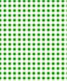 BPQGG104 - 1/4In Scale Wallpaper, 6pc: Gingham, Green