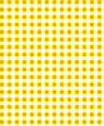 BPQGG105 - 1/4In Scale Wallpaper, 6pc: Gingham, Yellow