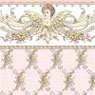 BPHED108P - 1/2In Scale Wallpaper, 6pc: St Elizabeth, Pink