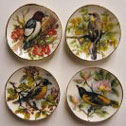 BYBCDD157 - Bird with Flower Plate 4Pcs