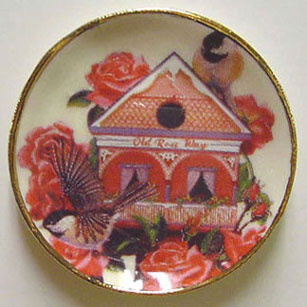 BYBCDD162 - Large Bird House Platter