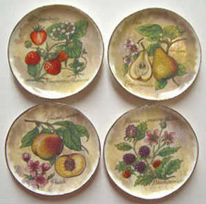 BYBCDD187 - Tan Fruit Platter 4Pcs.