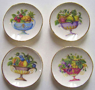 BYBCDD228 - 4 Fruit Bowl Plates