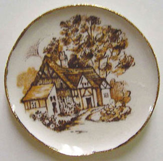 BYBCDD234 - Brown Cottage Platter