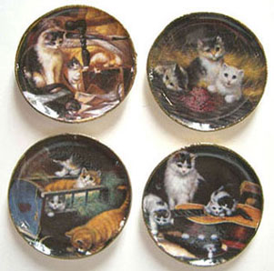 BYBCDD251 - 4 Cat Platters
