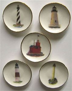 BYBCDD280 - 5 Lighthouse Plates