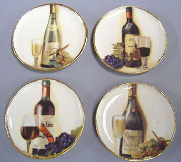 BYBCDD375 - 4 Wine &amp; Grapes Platters
