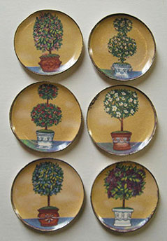 BYBCDD446 - 6 Topiary Platters