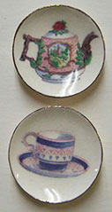 BYBCDD461 - 2 Tea Set Plates #3
