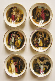 BYBCDD46S - Small Old Scene Dish Set