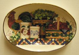 BYBCDD595 - Country Rooster Platter