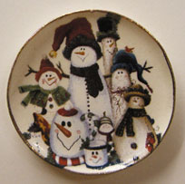 BYBCDD600 - Snowman Group Platter