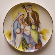 BYBCDD602 - Colorful Nativity Platter