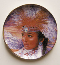 BYBCDD611 - Indian Maiden Platter