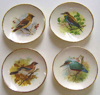 BYBCDDE - 4 Bird Plates