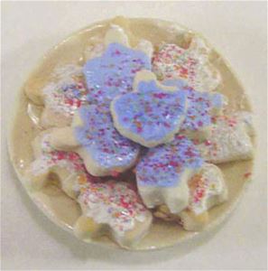 BYBJC13A - Plate Of Dreidel Cookies